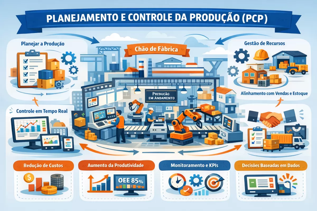 Como melhorar o Planejamento e Controle da Produção (PCP) no chão de ...