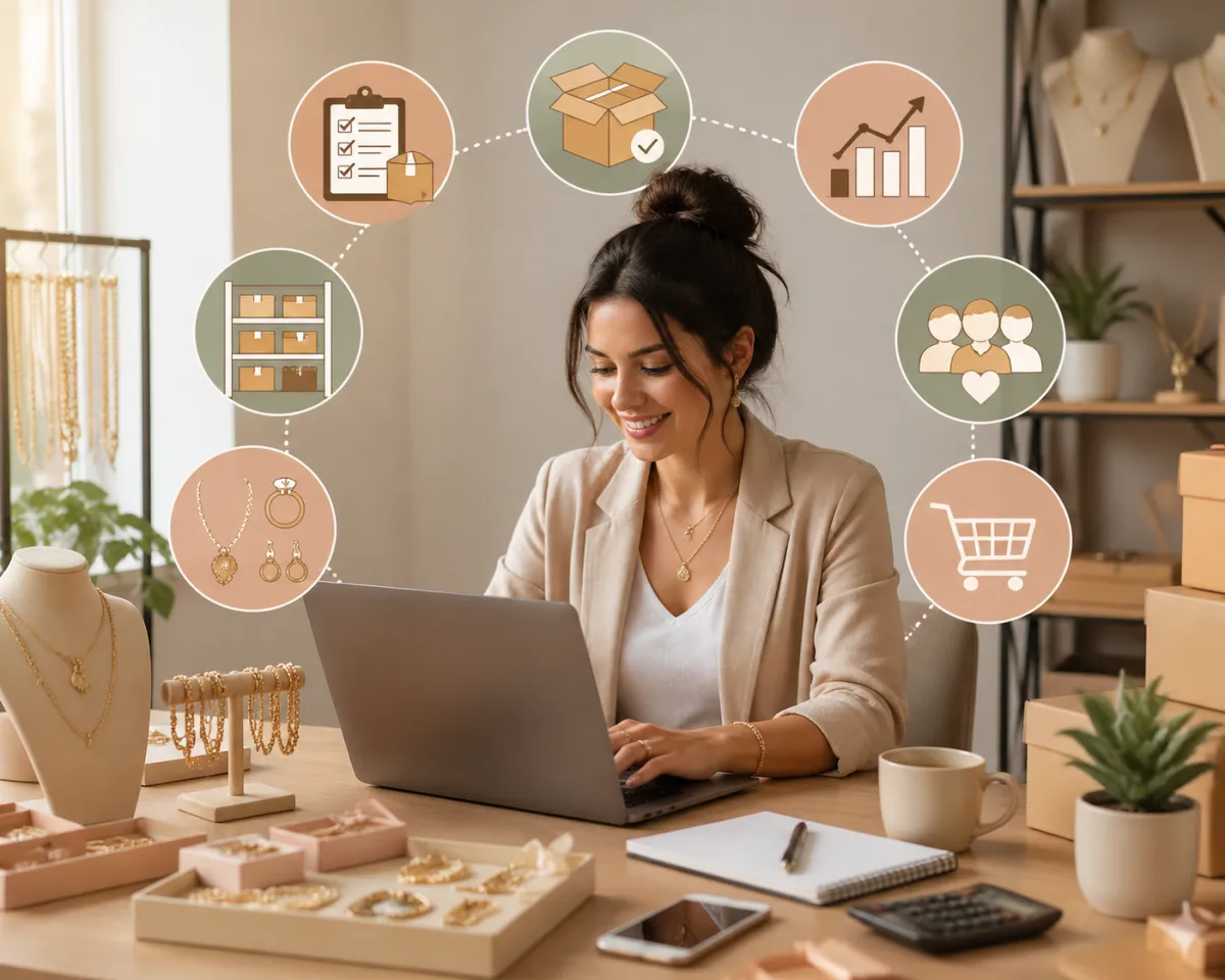 Como organizar seu negócio com um sistema para loja de semijoias eficiente