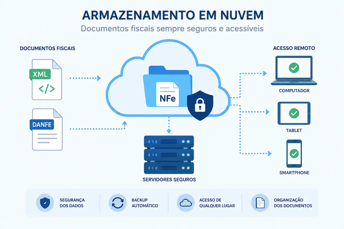 Sistema Emissor de NFe com Suporte Completo e Automação