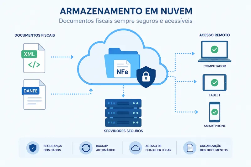 Sistema Emissor de NFe com Suporte Completo e Automação