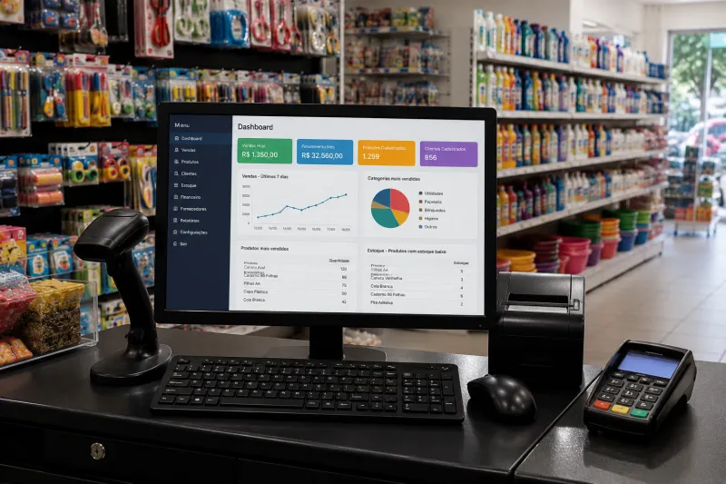 Sistema para Loja de Variedades com Relatórios Inteligentes: Mais Controle e Gestão Eficiente