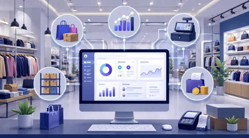 ERP Varejo: Como Controlar Vendas, Estoque e Financeiro em Um Único Sistema