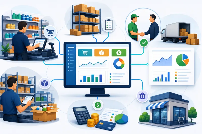 Sistema ERP para Varejo: Como Integrar Vendas, Estoque e Financeiro