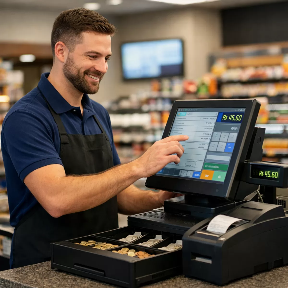 Como Evitar Erros de Troco e Melhorar a Gestão com Um Sistema de Caixa Registradora