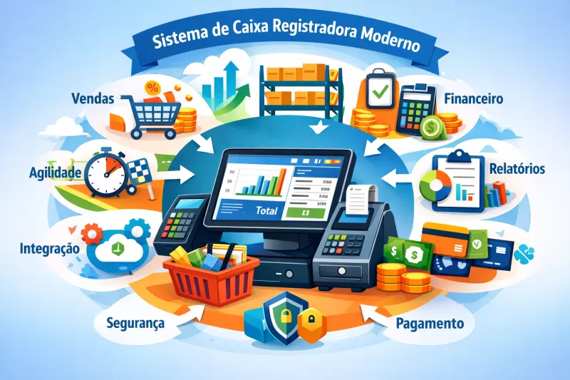 Sistema de Caixa Registradora Moderno: O Que Ele Faz e Por Que Seu Negócio Precisa de Um