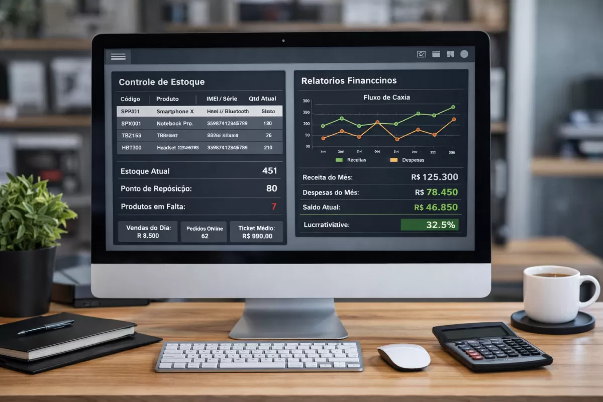 Sistema para Loja de Eletrônicos: como aumentar o lucro com controle de estoque inteligente