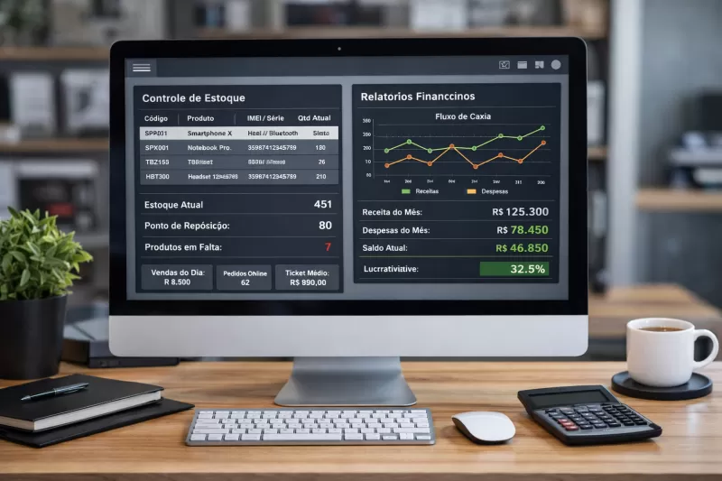Sistema para Loja de Eletrônicos: como aumentar o lucro com controle de estoque inteligente