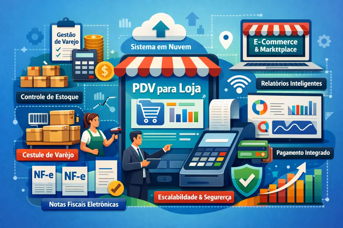 Como escolher o melhor sistema PDV para loja em 2026: guia completo para varejistas