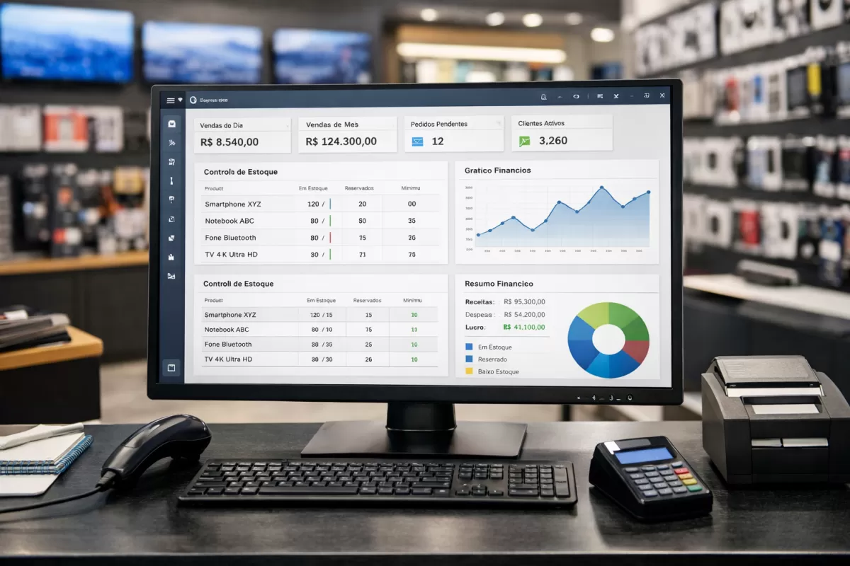 7 benefícios de um Sistema para Loja de Eletrônicos que aumentam suas vendas