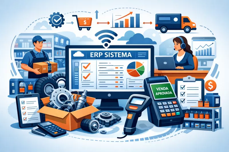 5 vantagens de usar um sistema para loja de auto peças na gestão do estoque e das vendas