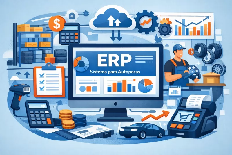 Sistema para loja de auto peças: como um ERP pode aumentar o lucro do seu auto center
