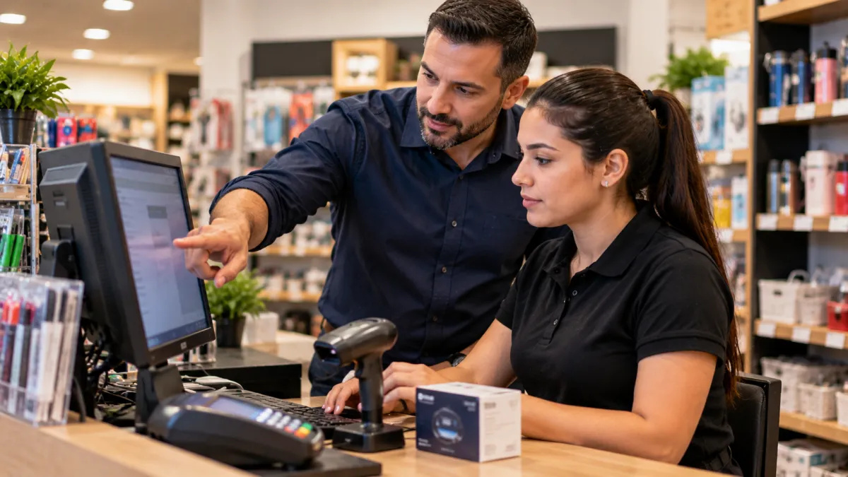 Treinamento de funcionários no sistema de vendas