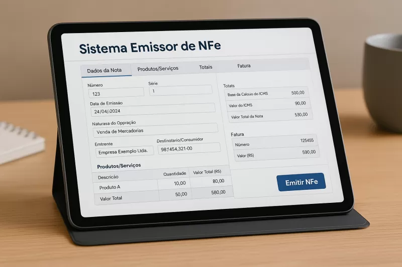 Sistema Emissor de NFe para Pequenas Empresas