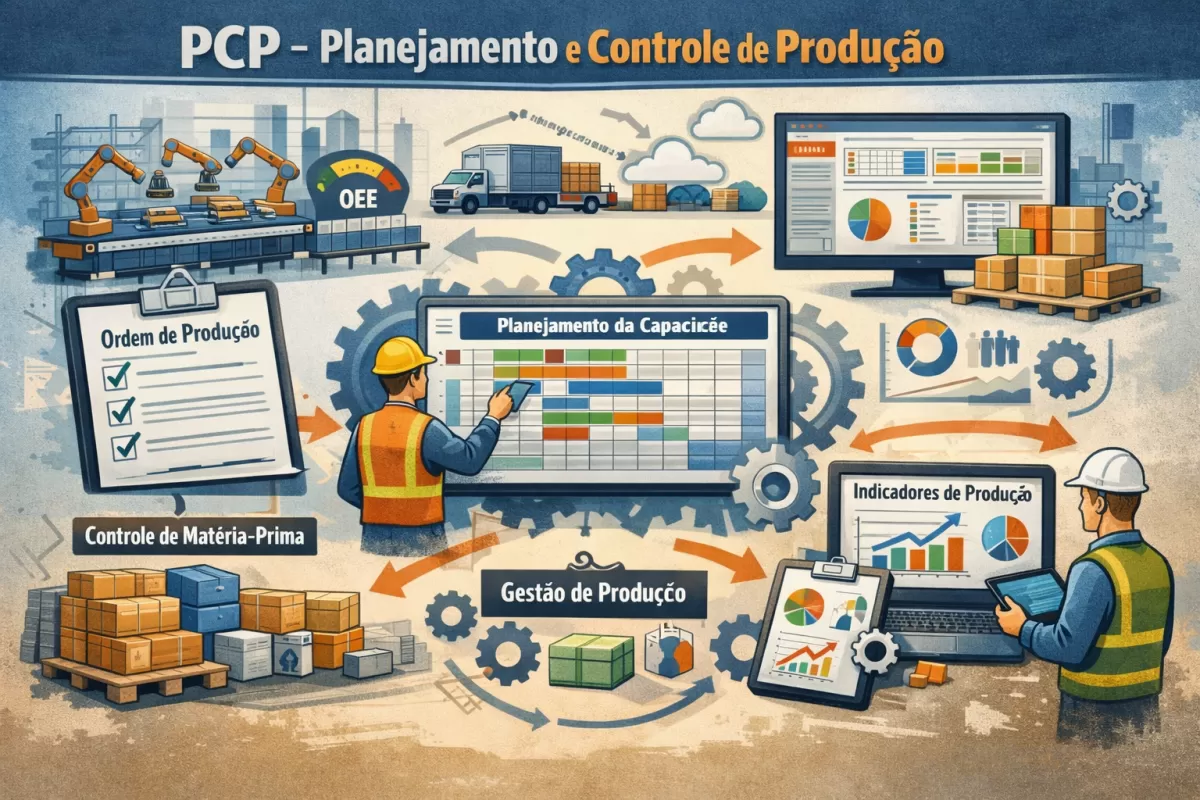 Controle de Produção PCP: o que é, como funciona e como aplicar na sua fábrica