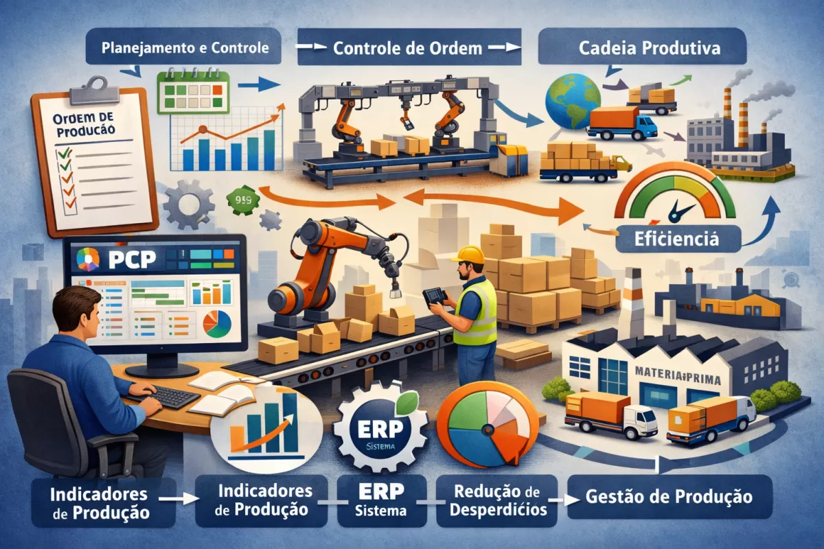 Como fazer controle de produção PCP eficiente em pequenas e médias fábricas