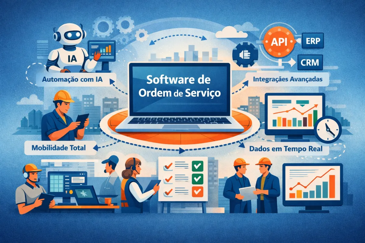 Software de Ordem de Serviço: O Guia Completo Para Automatizar Seu Atendimento em 2026