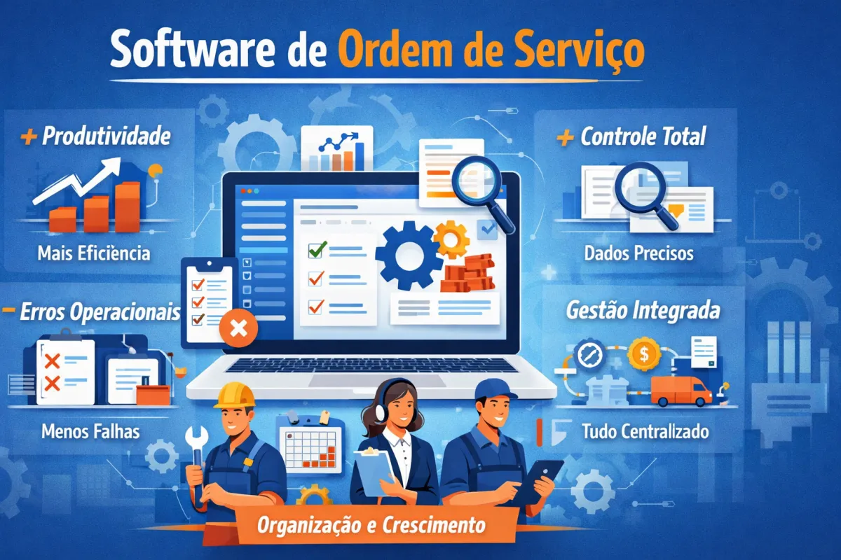 7 Motivos Para Usar um Software de Ordem de Serviço e Dobrar Sua Produtividade
