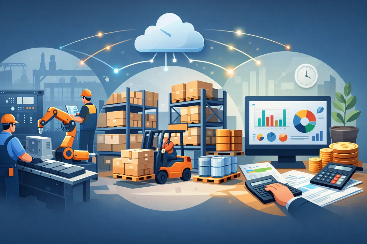 Sistema ERP Indústria: Veja Como Integrar Produção, Estoque E Financeiro Em Um Só Lugar