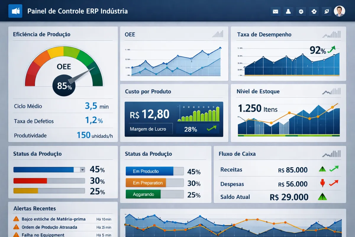 Sistema ERP Indústria para Pequenas Fábricas: Como Competir com Gigantes Usando Dados em Tempo Real