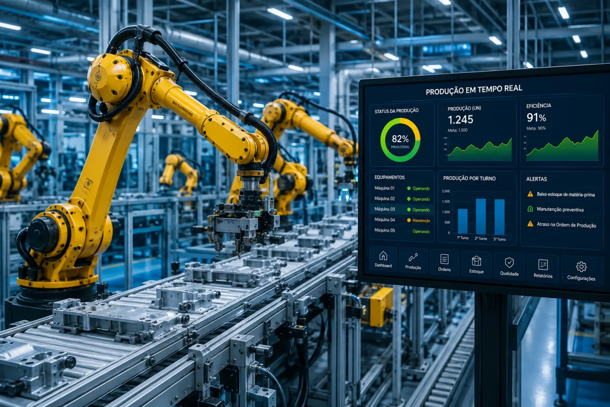 Software de Controle de Produção: O Guia Completo para Indústrias em 2026