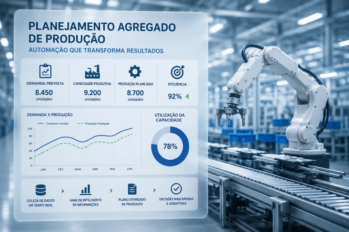 Planejamento Agregado de Produção: Como a Automação Está Revolucionando a Gestão Industrial