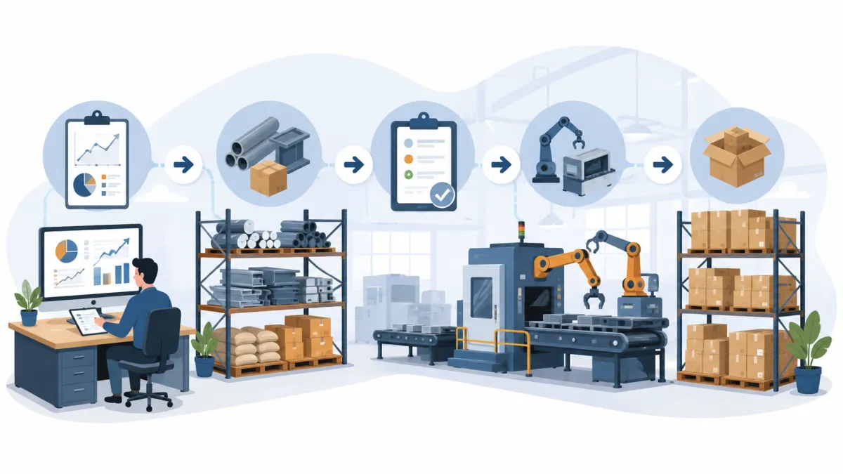 Programação Planejamento e Controle da Produção: Como Integrar Estoque, Materiais e Ordens