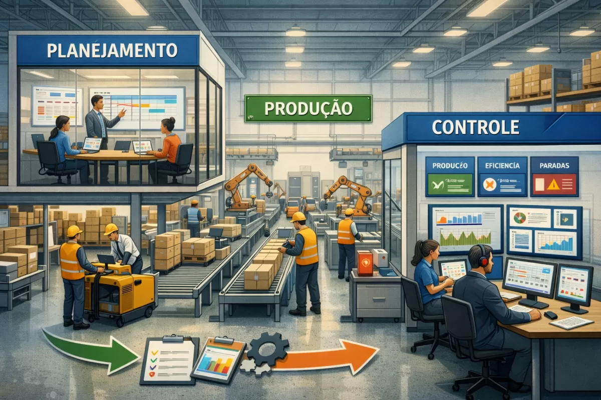 Fluxograma PCP: Como Funciona o Planejamento e Controle de Produção na Prática