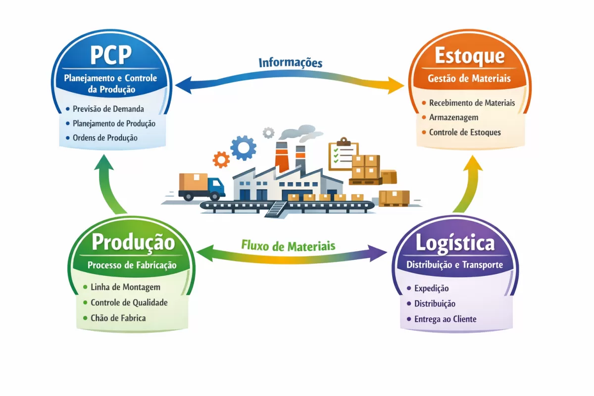 Fluxograma PCP no Planejamento e Controle de Produção: passo a passo para aplicar na sua empresa