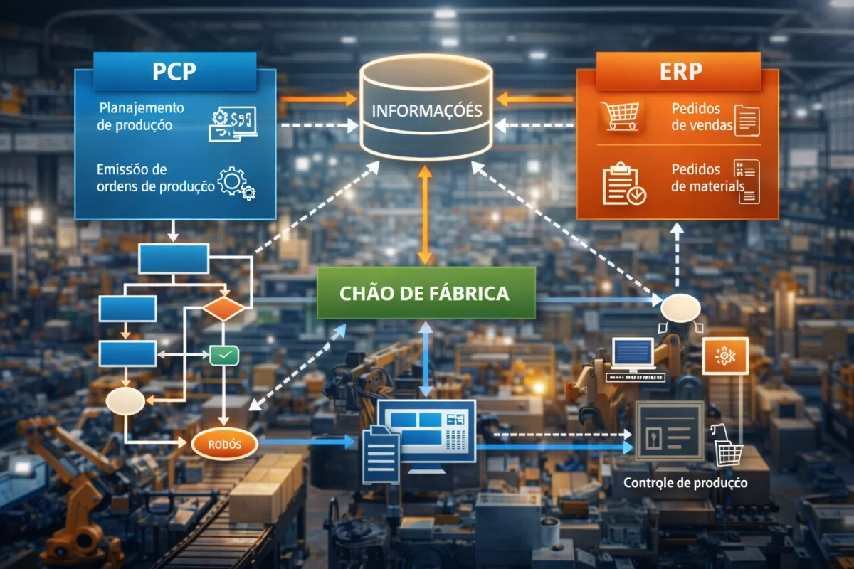 Fluxograma PCP no Planejamento e Controle de Produção: passo a passo para aplicar na sua indústria