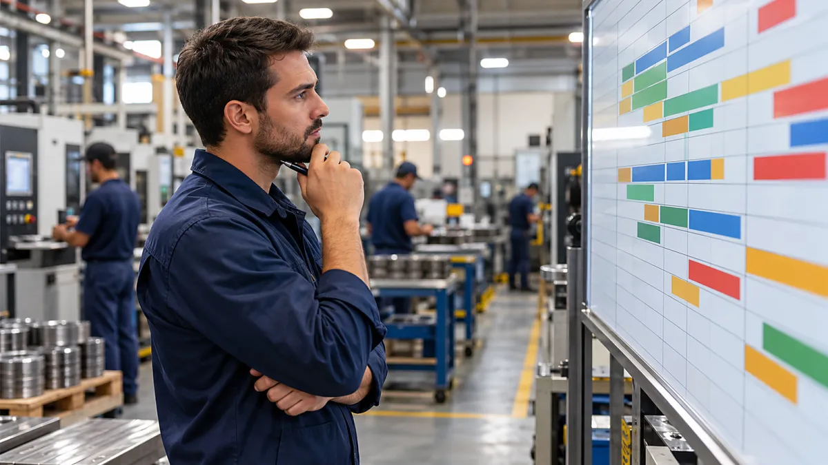 Programação das ordens de produção