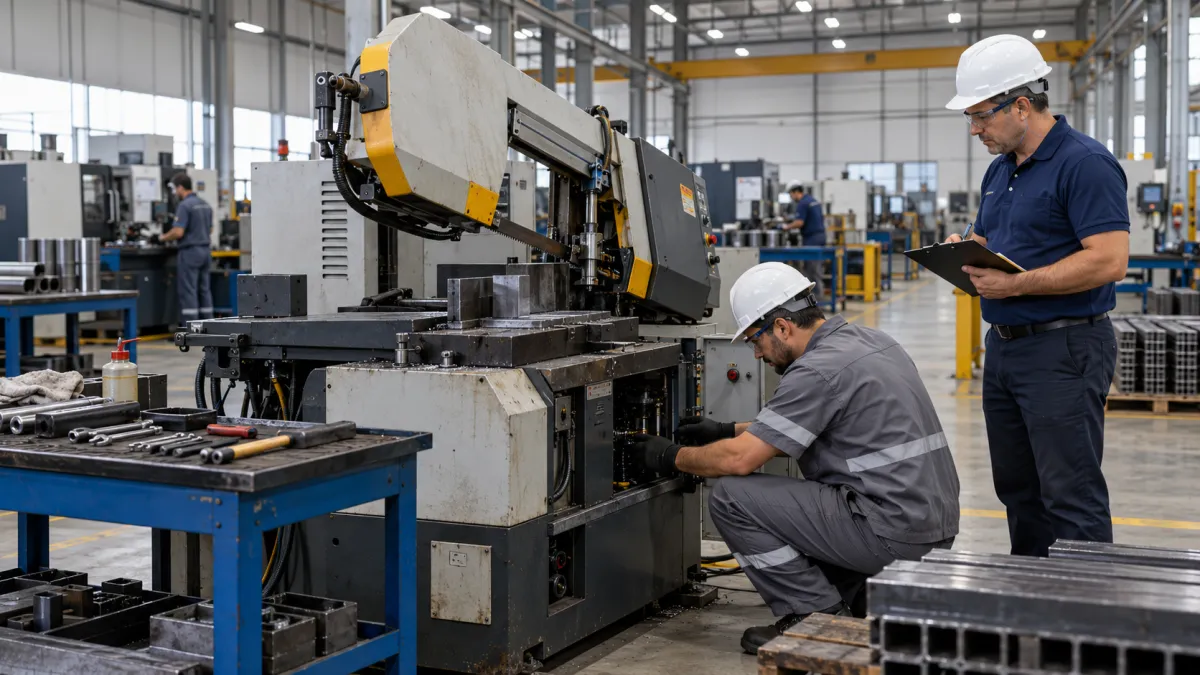 Parada inesperada de máquina durante a produção