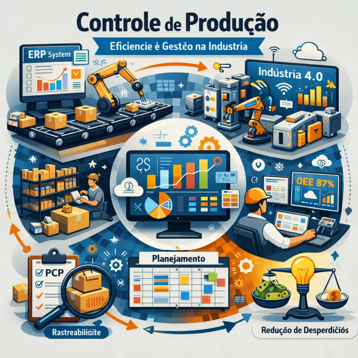 7 benefícios de usar um software controle de produção na indústria