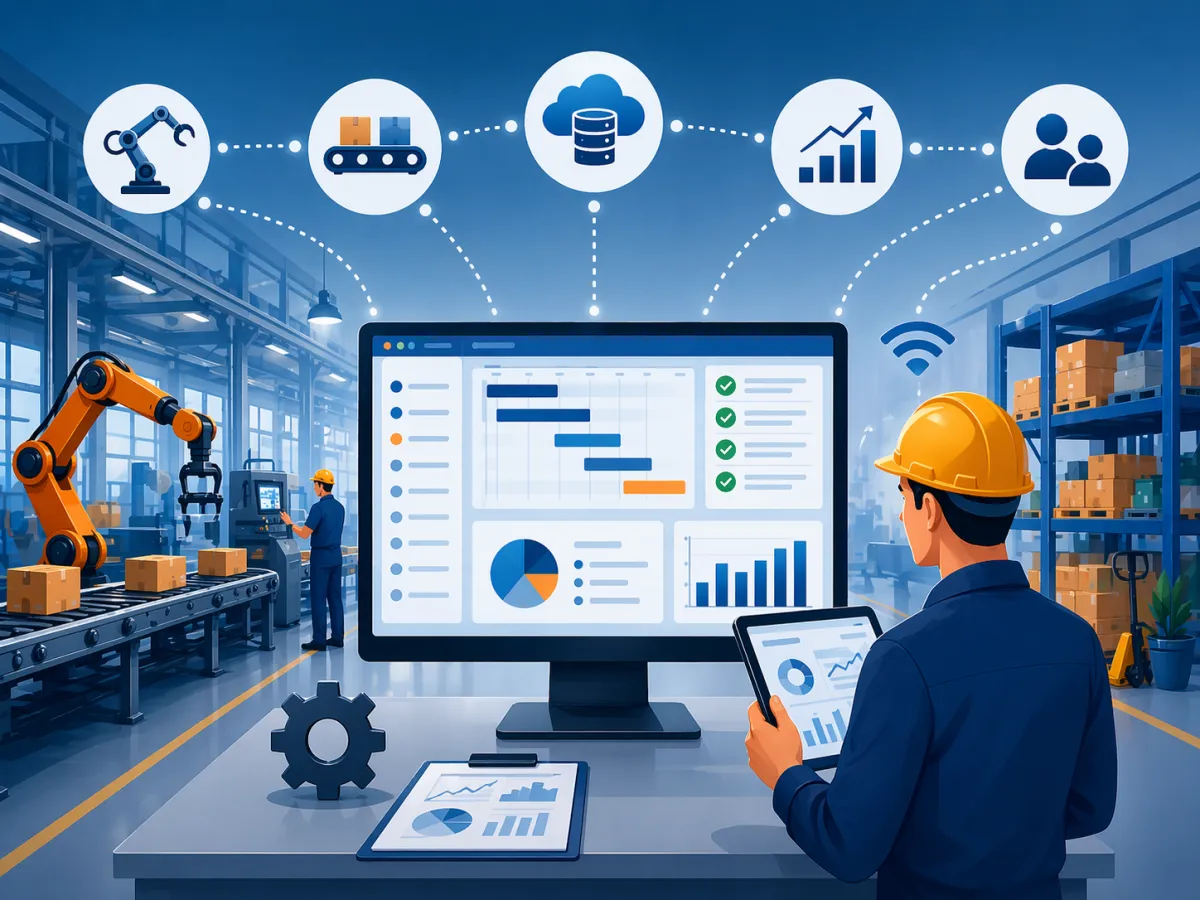 Como um Sistema de Ordens de Serviço Otimiza o PCP e o Planejamento da Produção