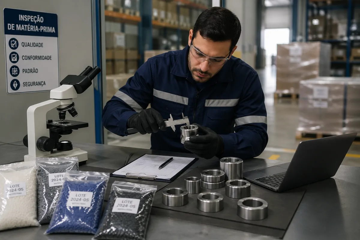 Controle de qualidade de matéria prima como fator estratégico na produção