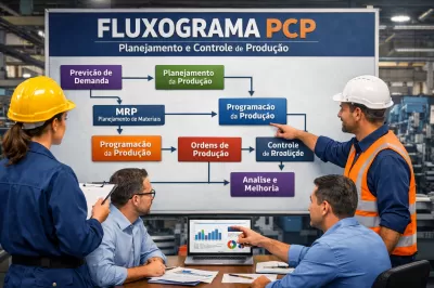 O que é Fluxograma PCP Planejamento e Controle de Produção e por que ele é essencial?