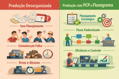 Diferença entre PCP e Fluxograma PCP Planejamento e Controle de Produção