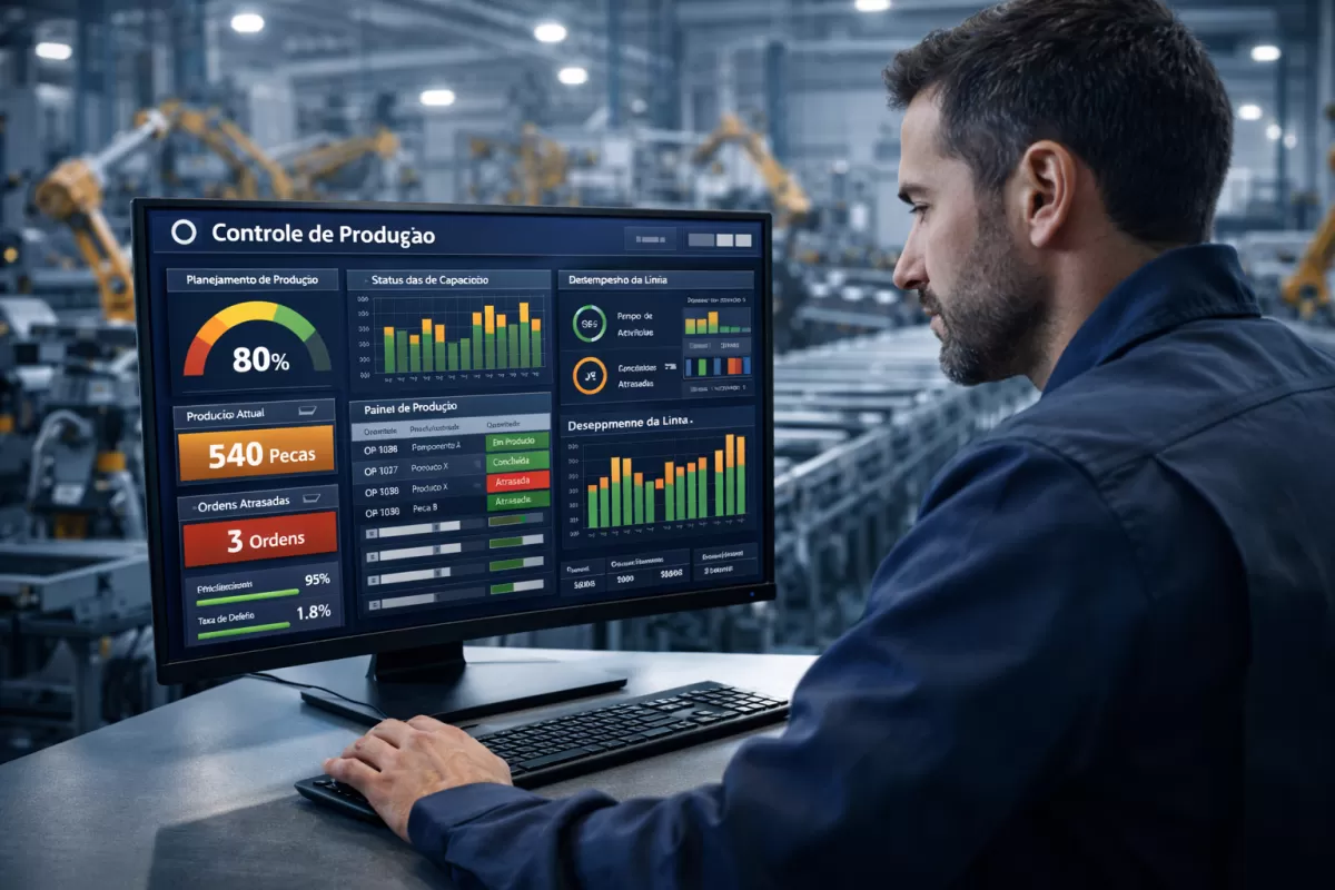 O que é um software de controle de produção e por que sua indústria precisa de um