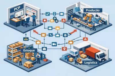 Fluxograma PCP Planejamento e Controle de Produção para reduzir gargalos e atrasos