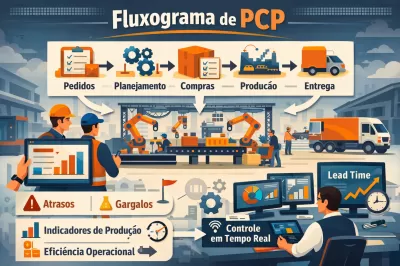 Controle de produção PCP: principais erros que atrasam a fábrica (e como evitar)