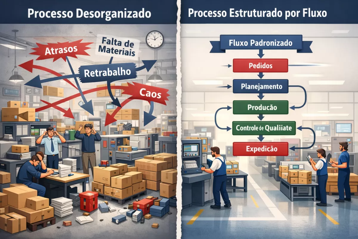 Por que o Fluxograma PCP é essencial no Planejamento e Controle de Produção das empresas industriais?