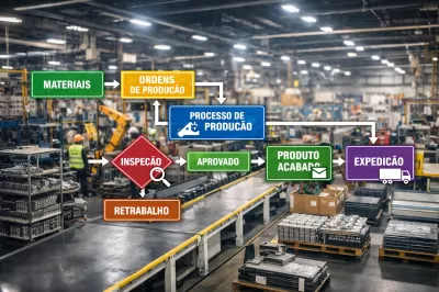 Fluxograma PCP Planejamento e Controle de Produção: como estruturar processos eficientes na indústria