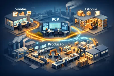 Fluxograma PCP Planejamento e Controle de Produção: guia completo para estruturar o fluxo ideal da indústria