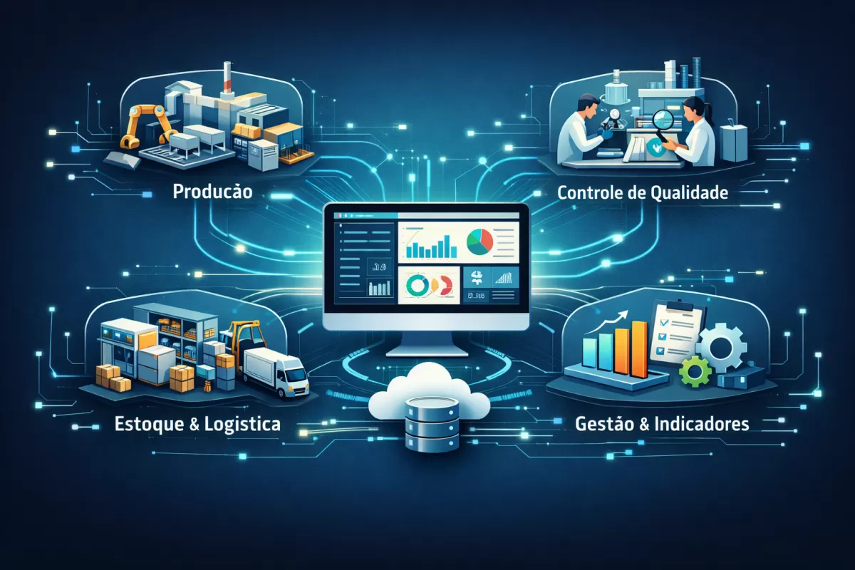 Sistema para Indústria com Implantação Rápida e Suporte Especializado