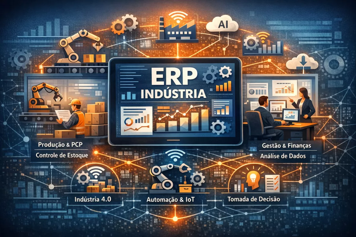 Por Que o Sistema ERP Indústria é Essencial para Competir na Nova Era Industrial