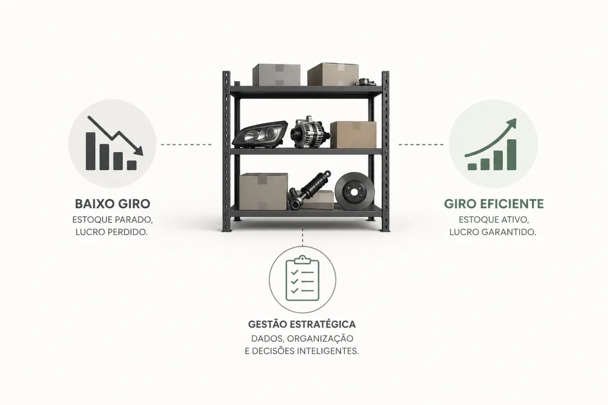 Por Que Seu Estoque de Auto Peças Não Gira (e Como Mudar Isso)