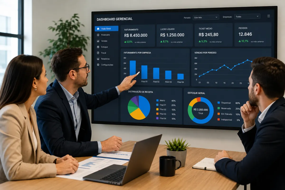 ERP Multi CNPJ para Matriz e Filiais: Centralize a Gestão em Um Só Sistema