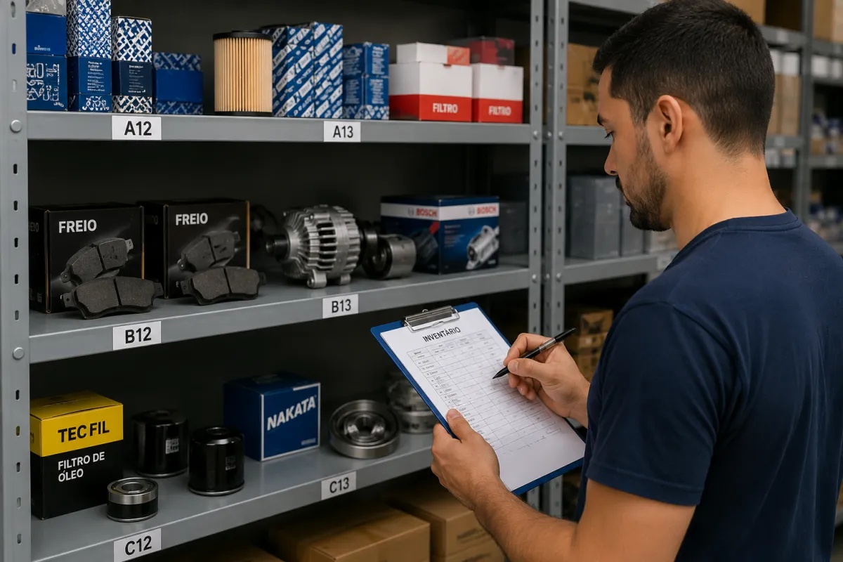 Estoque de Auto Peças: Técnicas de Gestão Para Melhorar as Vendas