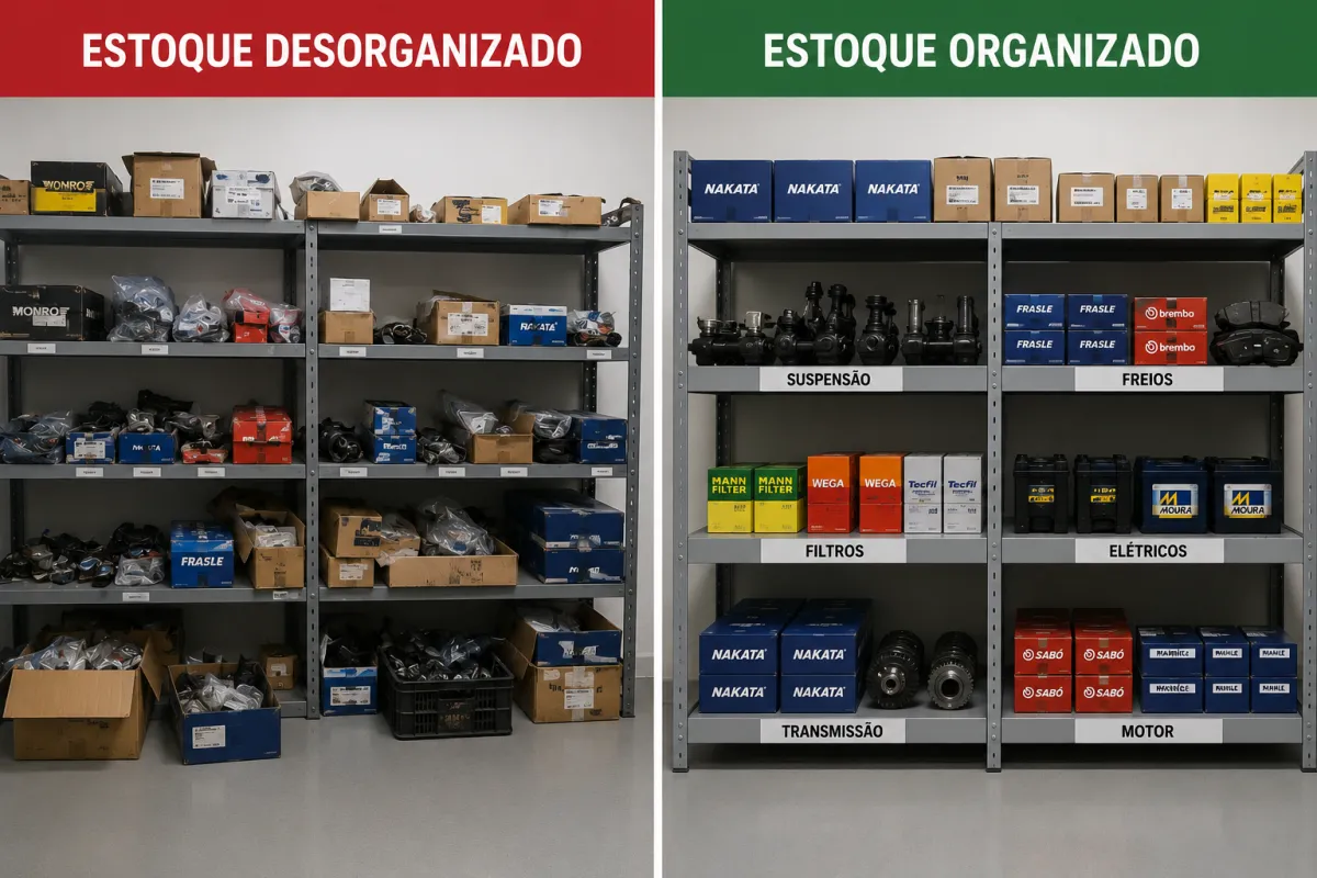 Como Melhorar o Estoque de Auto Peças e Evitar Perdas Financeiras