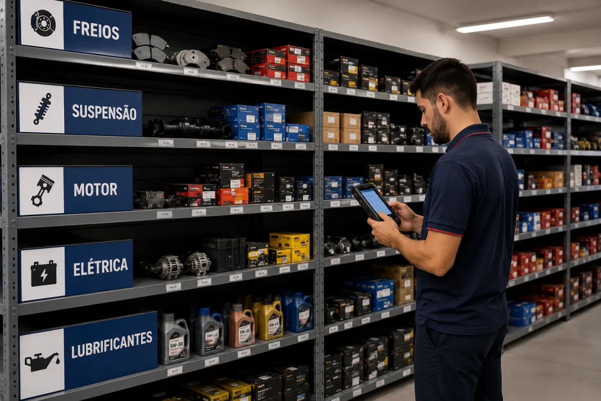 Como Organizar o Estoque de Auto Peças e Vender Mais em 2026