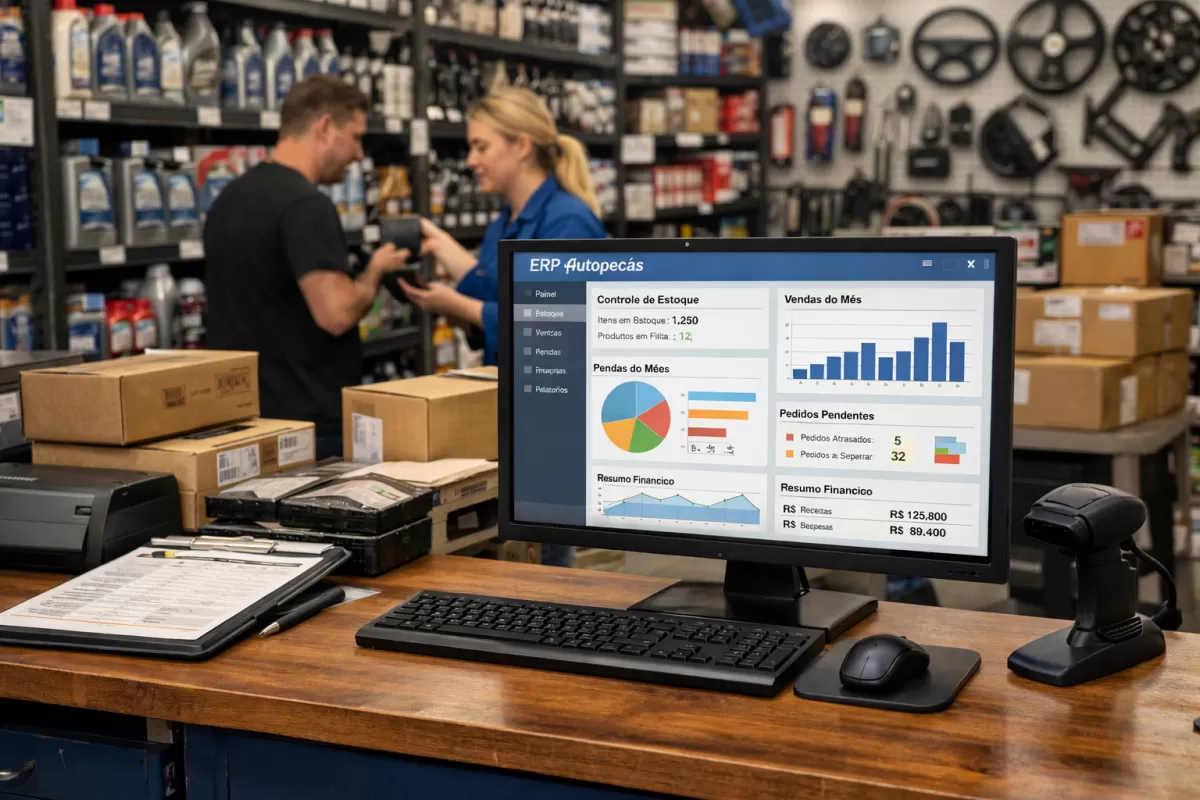 ERP para Autopeças: tendências que vão transformar a gestão em 2026